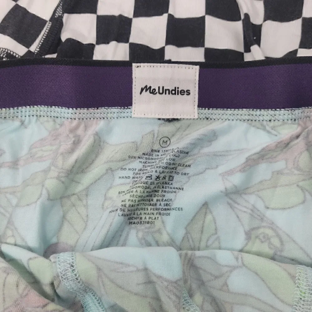 NEW MeUndies Lot of 4 Boxer Briefs/trunks Underwear Mens Size Medium